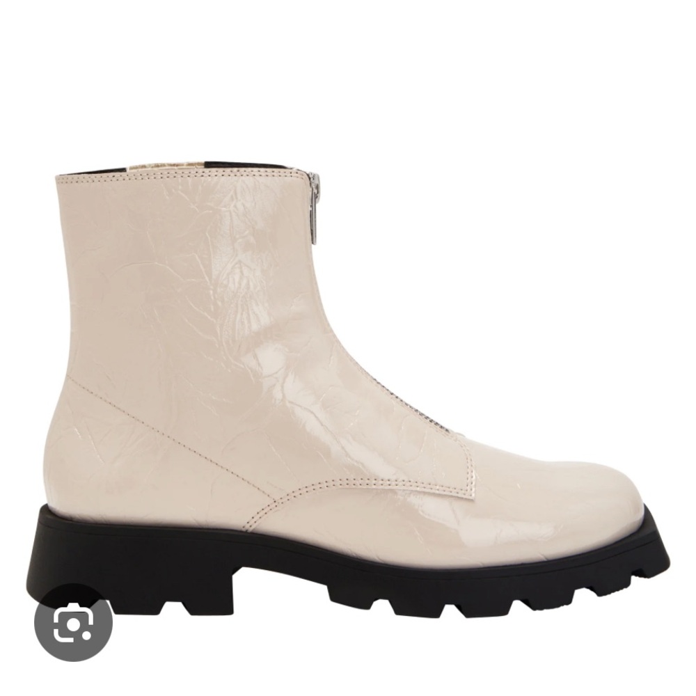 Katy Perry Collections Cream Ankle Booties